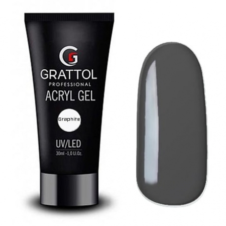 Grattol Acryl Gel Graphite - Акрил-гель для моделирования, 30 ml